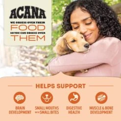 ACANA Puppy Recipe Grain-Free Dry Puppy Food -Blue Buffalo Shop 259566 PT4. AC SS1800 V1694097920