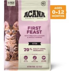 ACANA First Feast High-Protein Kitten Dry Cat Food, 4-lb Bag