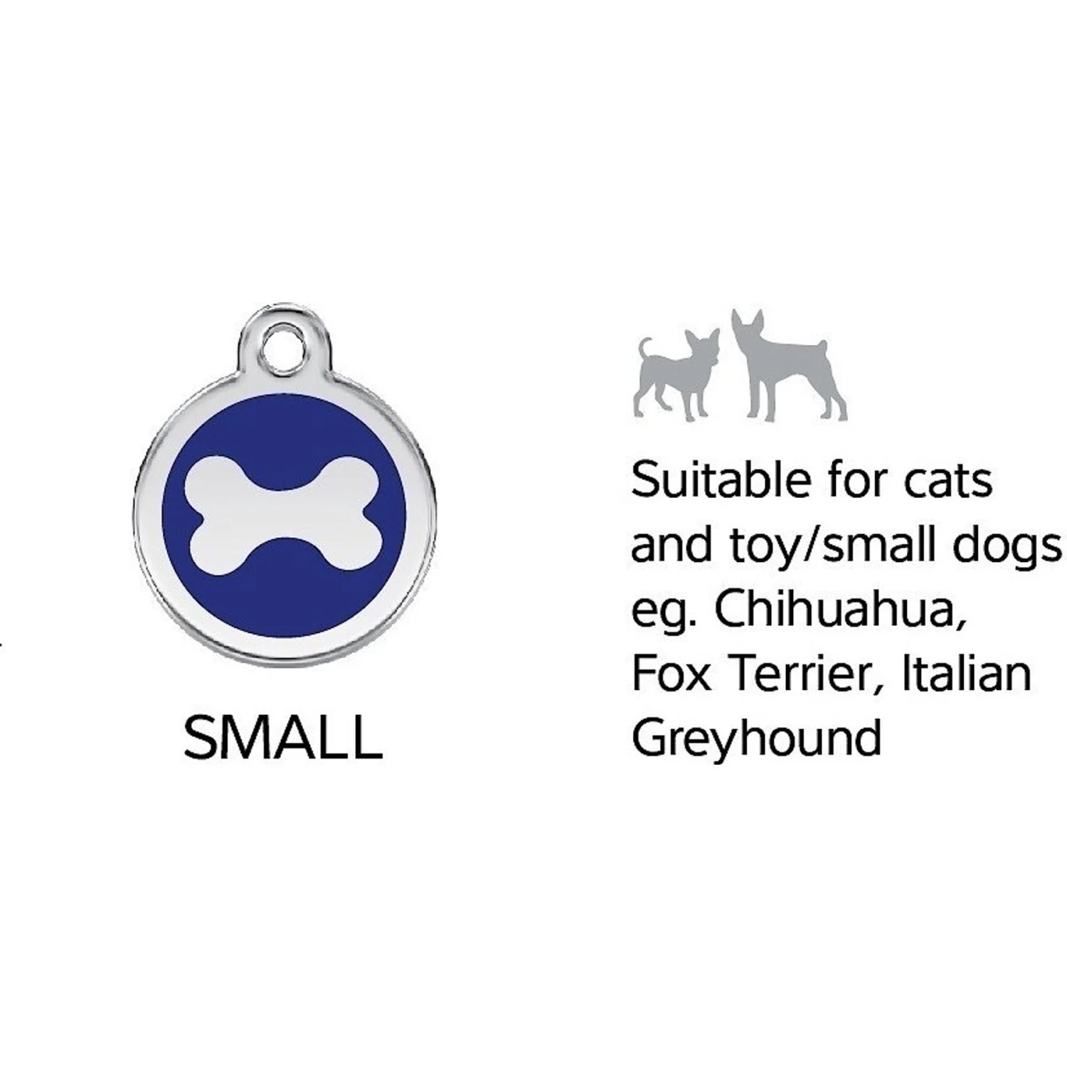 Red Dingo Kitten Personalized Stainless Steel Cat ID Tag, Small 7 Red Dingo Kitten Personalized Stainless Steel Cat ID Tag, Small - Image 5