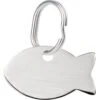 Red Dingo Fish Personalized Silver Stainless Steel Cat ID Tag, Small 1 Red Dingo Fish Personalized Silver Stainless Steel Cat ID Tag, Small -Blue Buffalo Shop 260761 MAIN. AC SS1800 V1698953706