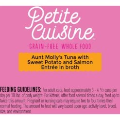 Petite Cuisine Aunt Molly's Tuna With Sweet Potato & Salmon Entree In Broth Grain-Free Wet Cat Food -Blue Buffalo Shop 262253 PT6. AC SS1800 V1606380410