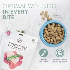 The New Zealand Natural Pet Food Co. Meow Beef & Hoki Grain-Free Freeze-Dried Cat Food, 9-oz Bag 11 The New Zealand Natural Pet Food Co. Meow Beef & Hoki Grain-Free Freeze-Dried Cat Food, 9-oz Bag -Blue Buffalo Shop 263623 PT4. AC SS1800 V1608268348