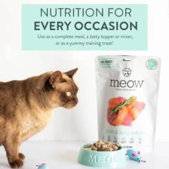 The New Zealand Natural Pet Food Co. Meow Lamb & King Salmon Grain-Free Freeze-Dried Cat Food, 9-oz Bag 8 The New Zealand Natural Pet Food Co. Meow Lamb & King Salmon Grain-Free Freeze-Dried Cat Food, 9-oz Bag -Blue Buffalo Shop 263625 PT2. AC SS1800 V1608265648