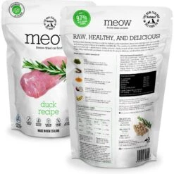 The New Zealand Natural Pet Food Co. Meow Duck Grain-Free Freeze-Dried Cat Food, 9-oz Bag 6 The New Zealand Natural Pet Food Co. Meow Duck Grain-Free Freeze-Dried Cat Food, 9-oz Bag -Blue Buffalo Shop 263627 PT1. AC SS1800 V1608269540