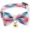 Necoichi Purrfect Picnic Bow Tie Cotton Breakaway Cat Collar With Bell -Blue Buffalo Shop 263683 MAIN. AC SS1800 V1614294983