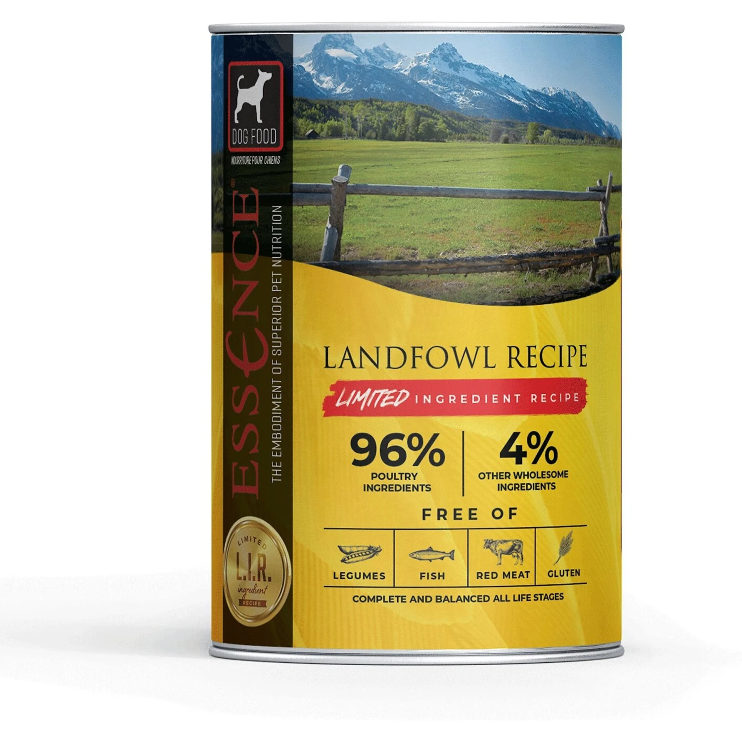 Essence Limited Ingredient Recipe Landfowl Recipe Wet Dog Food, 13-oz, Case Of 12 3 Essence Limited Ingredient Recipe Landfowl Recipe Wet Dog Food, 13-oz, Case Of 12