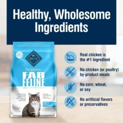 Blue Buffalo True Solutions Fab Feline Natural Indoor Cat Formula Adult Dry Cat Food 14 Blue Buffalo True Solutions Fab Feline Natural Indoor Cat Formula Adult Dry Cat Food -Blue Buffalo Shop 264568 PT5. AC SS1800 V1696449380