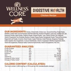 Wellness CORE Digestive Health Chicken Recipe Grain-Free Wet Dog Food 16 Wellness CORE Digestive Health Chicken Recipe Grain-Free Wet Dog Food -Blue Buffalo Shop 264882 PT5. AC SS1800 V1623202346