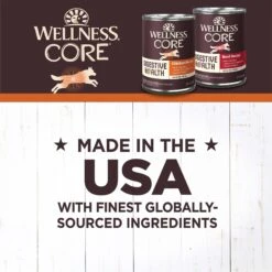 Wellness CORE Digestive Health Chicken & Beef Pate Variety Pack Grain-Free Wet Dog Food -Blue Buffalo Shop 264888 PT3. AC SS1800 V1623194554