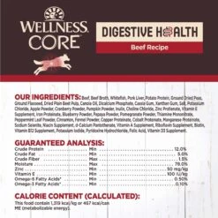 Wellness CORE Digestive Health Chicken & Beef Pate Variety Pack Grain-Free Wet Dog Food -Blue Buffalo Shop 264888 PT6. AC SS1800 V1623198167