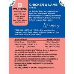 Side By Side Warming Complete & Balanced Chicken & Lamb Stew Wet Dog Food, 12.5-oz Box 11 Side By Side Warming Complete & Balanced Chicken & Lamb Stew Wet Dog Food, 12.5-oz Box -Blue Buffalo Shop 264984 PT1. AC SS1800 V1611329166