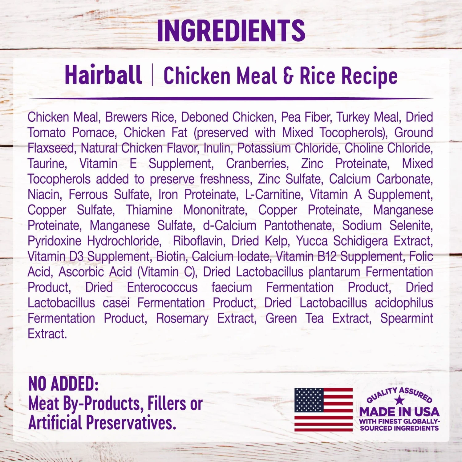 Wellness Natural Hairball Control Chicken Meal & Rice Recipe Dry Cat Food 8 Wellness Natural Hairball Control Chicken Meal & Rice Recipe Dry Cat Food - Image 6