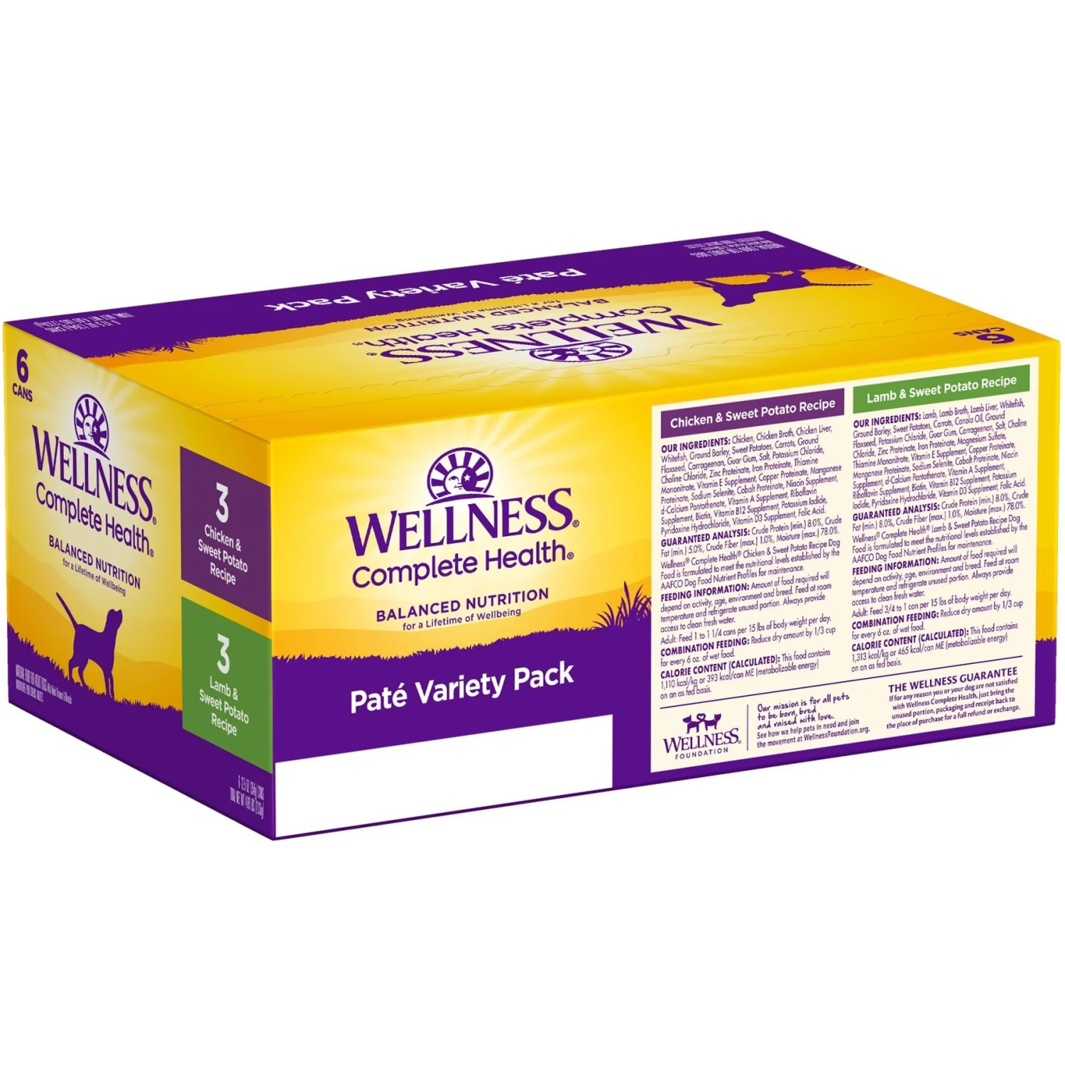 Wellness Complete Health Pate Variety Pack Wet Dog Food 4 Wellness Complete Health Pate Variety Pack Wet Dog Food - Image 2