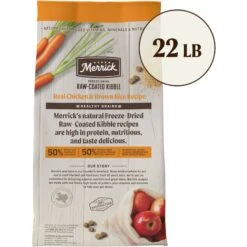 Merrick Healthy Grains Raw-Coated Kibble Real Chicken + Brown Rice Recipe Freeze-Dried Dry Dog Food 12 Merrick Healthy Grains Raw-Coated Kibble Real Chicken + Brown Rice Recipe Freeze-Dried Dry Dog Food -Blue Buffalo Shop 265200 PT2. AC SS1800 V1673561287
