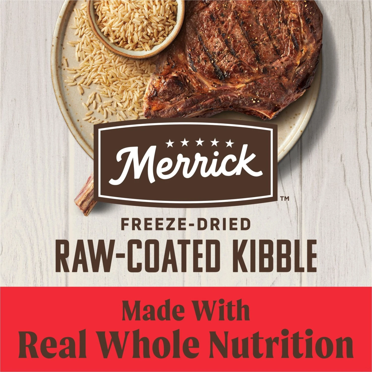 Merrick Healthy Grains Raw-Coated Kibble Real Beef + Brown Rice Recipe Freeze-Dried Dry Dog Food 7 Merrick Healthy Grains Raw-Coated Kibble Real Beef + Brown Rice Recipe Freeze-Dried Dry Dog Food - Image 5