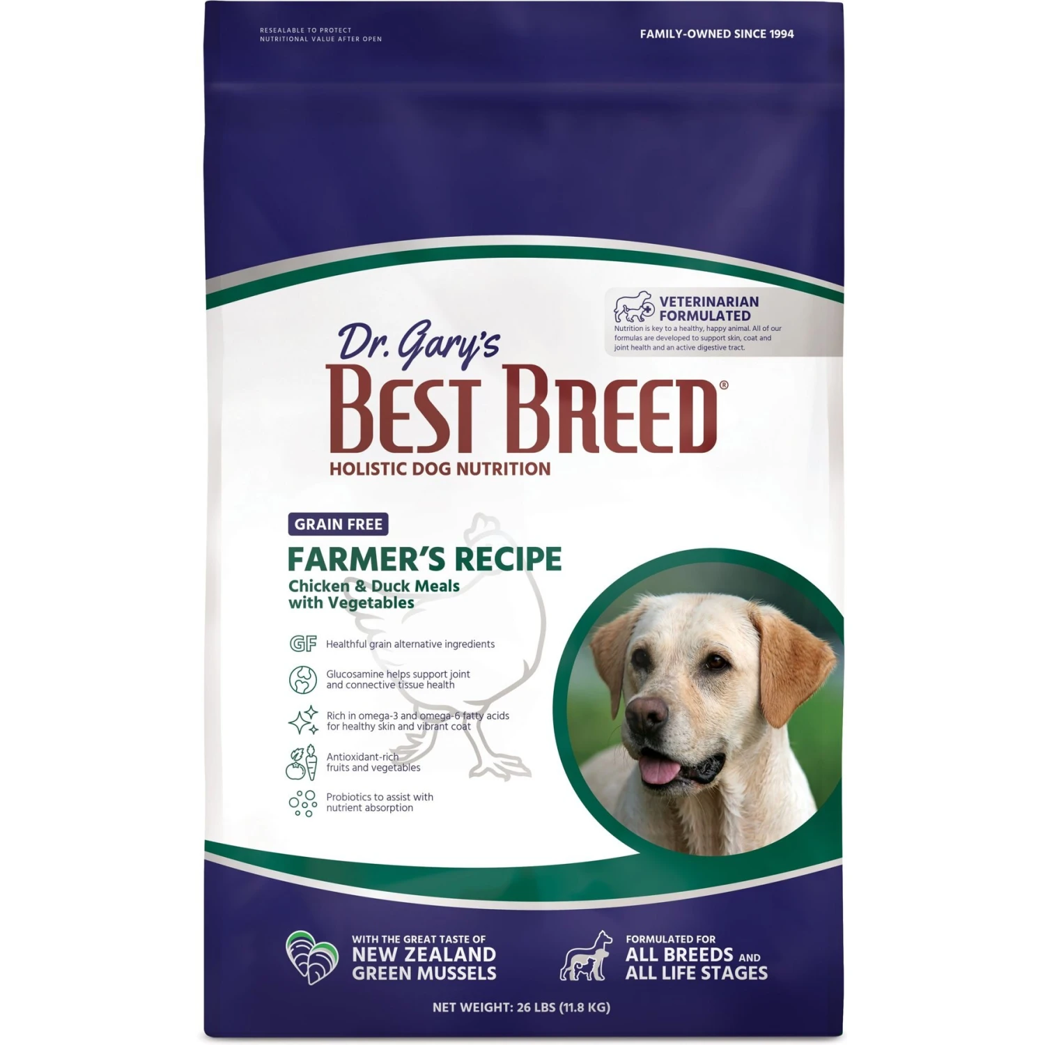 Dr. Gary's Best Breed Holistic Grain-Free Chicken With Fruits & Vegetables Dry Dog Food 3 Dr. Gary's Best Breed Holistic Grain-Free Chicken With Fruits & Vegetables Dry Dog Food
