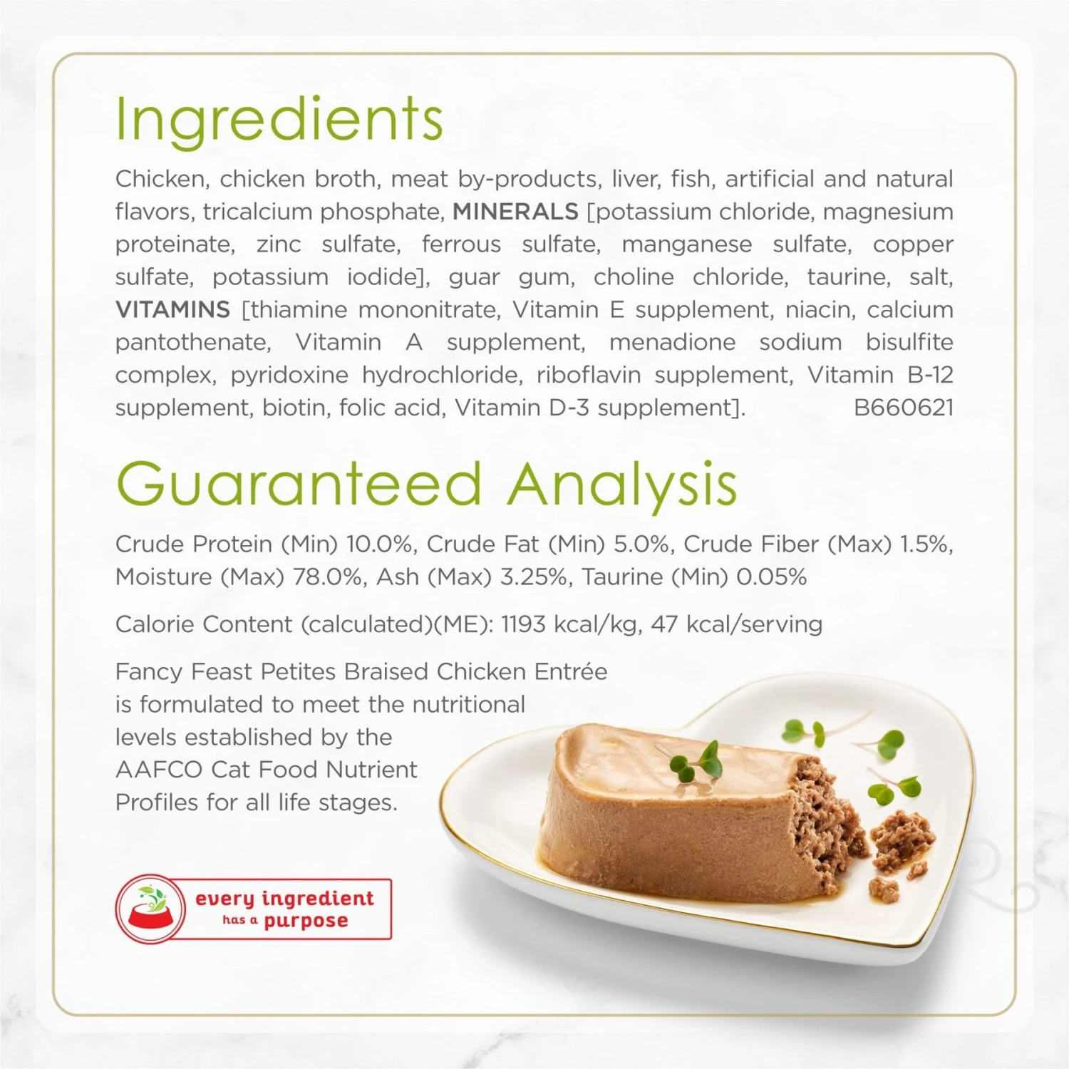 Fancy Feast Petites Pate Braised Chicken Entree Wet Cat Food 7 Fancy Feast Petites Pate Braised Chicken Entree Wet Cat Food - Image 5