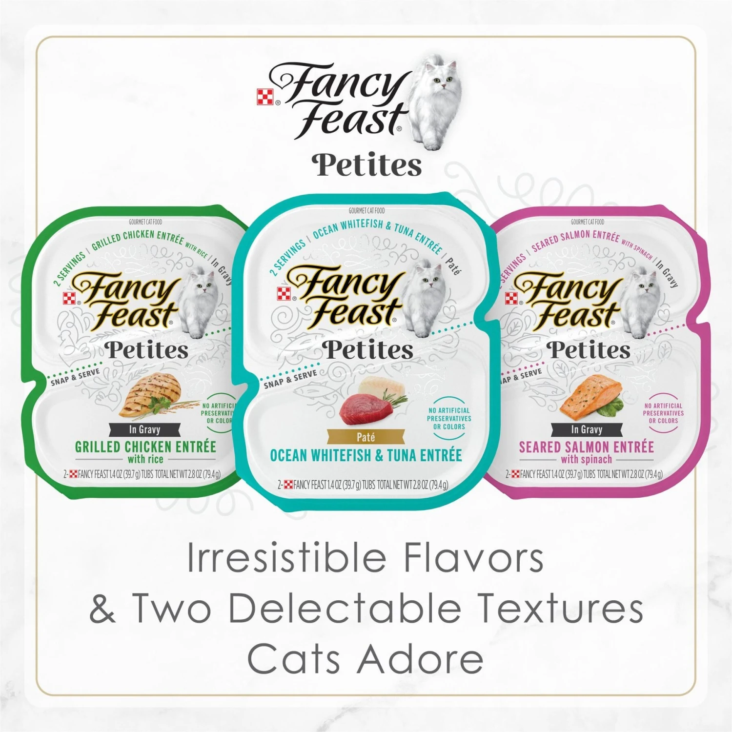Fancy Feast Petites Pate Braised Chicken Entree Wet Cat Food 8 Fancy Feast Petites Pate Braised Chicken Entree Wet Cat Food - Image 6