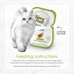 Fancy Feast Petites Pate Braised Chicken Entree Wet Cat Food 17 Fancy Feast Petites Pate Braised Chicken Entree Wet Cat Food -Blue Buffalo Shop 265556 PT7. AC SS1800 V1649699513