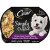Cesar Simply Crafted Chicken, Duck, Purple Potatoes, Pumpkin, Green Beans & Brown Rice Adult Wet Dog Food Meal Topper 2 Cesar Simply Crafted Chicken, Duck, Purple Potatoes, Pumpkin, Green Beans & Brown Rice Adult Wet Dog Food Meal Topper -Blue Buffalo Shop 265562 MAIN. AC SS1800 V1695648807