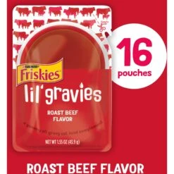 Friskies Lil' Gravies Roast Beef Flavor Cat Food Complement -Blue Buffalo Shop 266198 PT1. AC SS1800 V1695835986