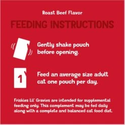 Friskies Lil' Gravies Roast Beef Flavor Cat Food Complement -Blue Buffalo Shop 266198 PT8. AC SS1800 V1695931864