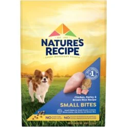Nature's Recipe Small Bites Chicken, Barley & Brown Rice Recipe Dry Dog Food