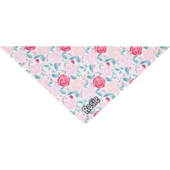 Frisco Watercolor Roses Personalized Dog & Cat Bandana -Blue Buffalo Shop 267531 PT2. AC SS1800 V1632688395