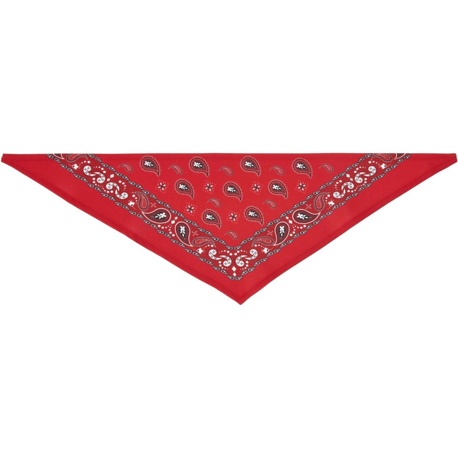 Frisco Red Paisley Dog & Cat Bandana 7 Frisco Red Paisley Dog & Cat Bandana - Image 5