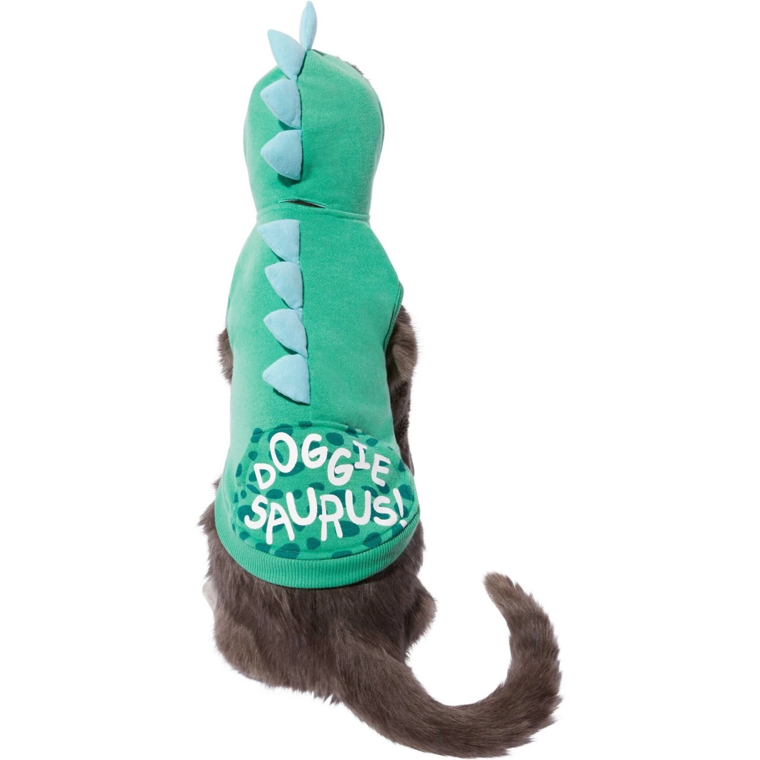 Frisco Doggiesaurus Dog & Cat Hoodie, Green 6 Frisco Doggiesaurus Dog & Cat Hoodie, Green - Image 4