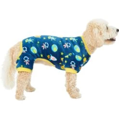 Frisco Dog & Cat Cozy Plush Fleece PJs, Outer Space -Blue Buffalo Shop 268477 PT2. AC SS1800 V1637680619