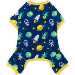 Frisco Dog & Cat Cozy Plush Fleece PJs, Outer Space -Blue Buffalo Shop 268477 PT3. AC SS1800 V1637719313
