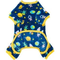 Frisco Dog & Cat Cozy Plush Fleece PJs, Outer Space -Blue Buffalo Shop 268477 PT4. AC SS1800 V1637721540