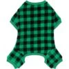 Frisco Dog & Cat Cozy Plush Fleece PJs, Green Plaid -Blue Buffalo Shop 268517 MAIN. AC SS1800 V1637725390