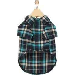 Frisco Multi-Plaid Dog & Cat Flannel Shirt -Blue Buffalo Shop 268588 PT4. AC SS1800 V1637707676
