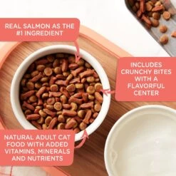 Rachael Ray Nutrish Savory Bites Tasty Salmon & Veggies Recipe Dry Cat Food, 5-lb Bag 11 Rachael Ray Nutrish Savory Bites Tasty Salmon & Veggies Recipe Dry Cat Food, 5-lb Bag -Blue Buffalo Shop 269175 PT2. AC SS1800 V1611792416