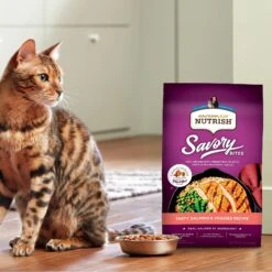 Rachael Ray Nutrish Savory Bites Tasty Salmon & Veggies Recipe Dry Cat Food, 5-lb Bag 13 Rachael Ray Nutrish Savory Bites Tasty Salmon & Veggies Recipe Dry Cat Food, 5-lb Bag -Blue Buffalo Shop 269175 PT4. AC SS1800 V1611791853