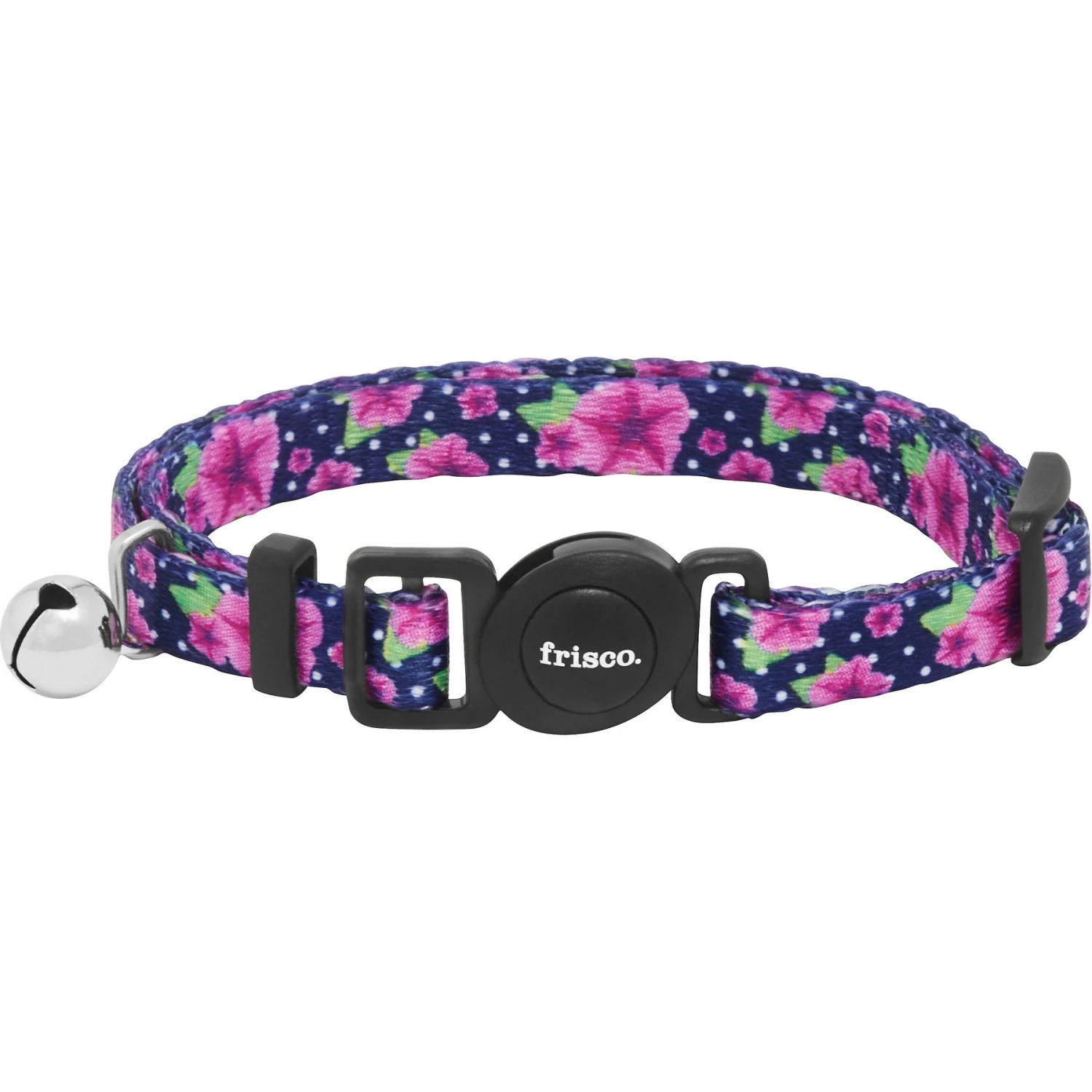 Frisco Midnight Floral Cat Collar 3 Frisco Midnight Floral Cat Collar