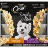 Cesar Simply Crafted Chicken, Duck, Purple Potatoes, Pumpkin, Green Beans & Brown Rice & Chicken, Carrots, Barley & Spinach Variety Pack Adult Wet Dog Food Meal Topper 2 Cesar Simply Crafted Chicken, Duck, Purple Potatoes, Pumpkin, Green Beans & Brown Rice & Chicken, Carrots, Barley & Spinach Variety Pack Adult Wet Dog Food Meal Topper -Blue Buffalo Shop 271288 MAIN. AC SS1800 V1695648772