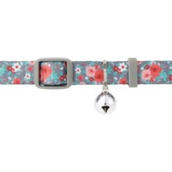 Frisco Rose Polyester Personalized Breakaway Cat Collar With Bell -Blue Buffalo Shop 271600 PT2. AC SS1800 V1618937231
