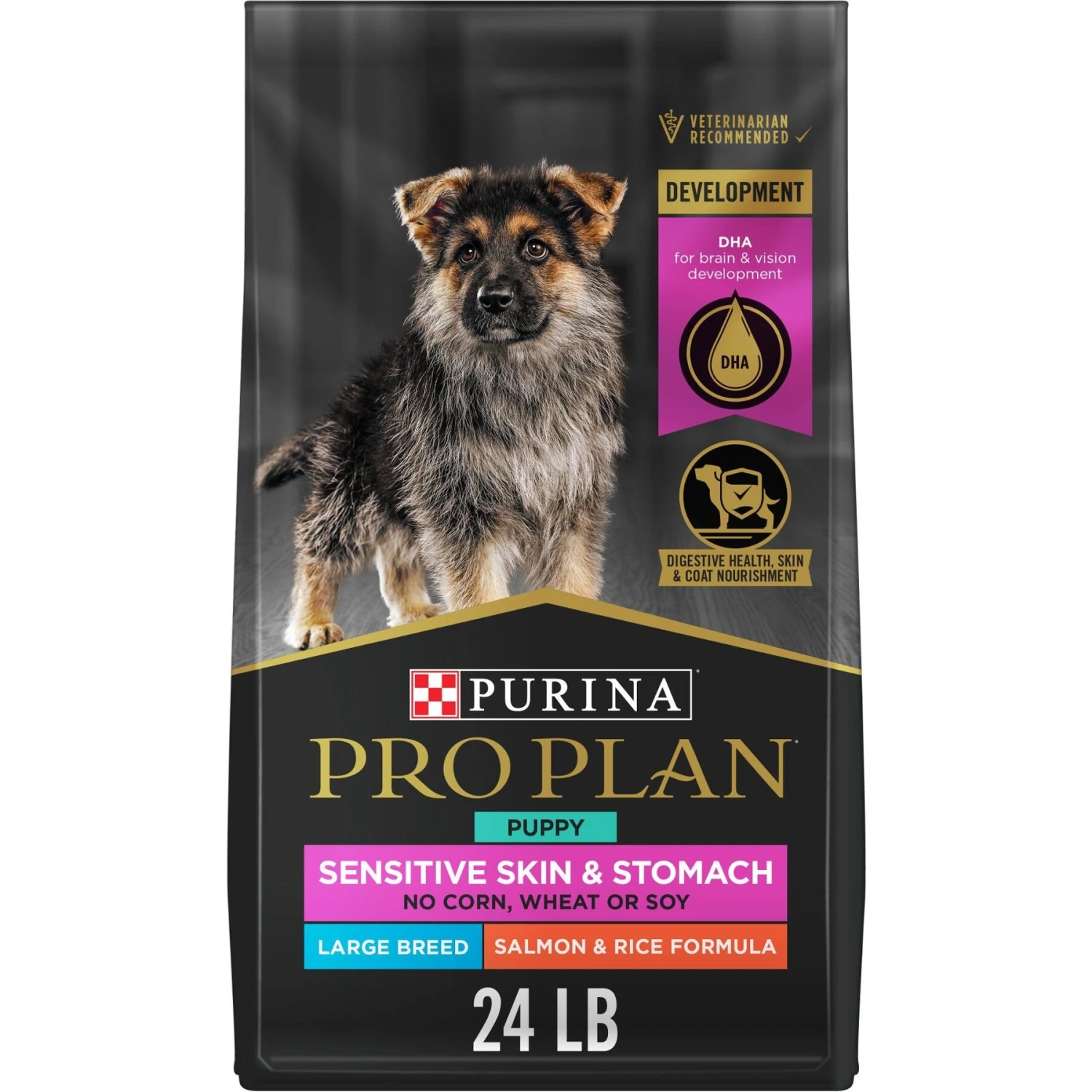 Purina Pro Plan Development Sensitive Skin & Stomach Salmon & Rice Large Breed Dry Puppy Food 3 Purina Pro Plan Development Sensitive Skin & Stomach Salmon & Rice Large Breed Dry Puppy Food