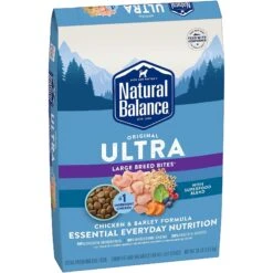 Natural Balance Original Ultra Chicken & Barley Formula Large Breed Bites Dry Dog Food, 30-lb Bag