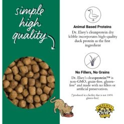 Dr. Elsey's Cleanprotein Duck Kibble Cat Dry Food 13 Dr. Elsey's Cleanprotein Duck Kibble Cat Dry Food -Blue Buffalo Shop 277951 PT3. AC SS1800 V1701452148