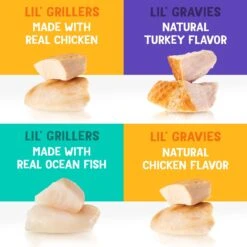 Friskies Lil' Gravies & Lil' Grillers Variety Pack Wet Cat Food Complement, 1.55-oz Pouch, Case Of 30 -Blue Buffalo Shop 278909 PT2. AC SS1800 V1700158573