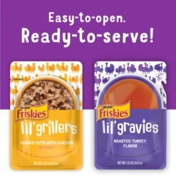 Friskies Lil' Gravies & Lil' Grillers Variety Pack Wet Cat Food Complement, 1.55-oz Pouch, Case Of 30 -Blue Buffalo Shop 278909 PT7. AC SS1800 V1700161786