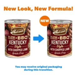 Merrick Grain-Free Slow-Cooked BBQ Kentucky Style With Chopped Lamb Wet Dog Food, 12.7-oz Can, Case Of 12 -Blue Buffalo Shop 280253 PT1. AC SS1800 V1683569146