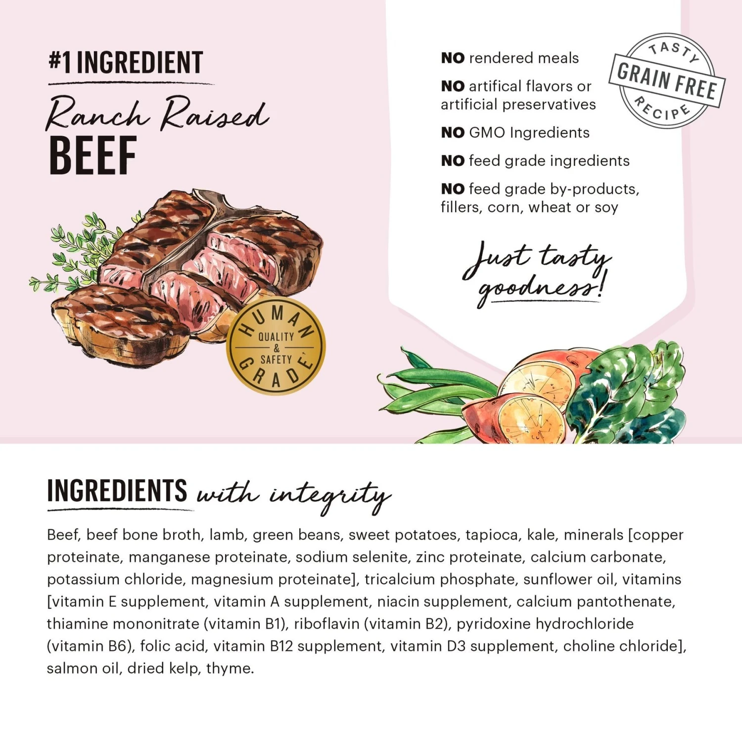 'The Honest Kitchen One Pot Stew Braised Beef & Lamb Stew With Green Beans & Sweet Potatoes Wet Dog Food, 10.5-oz Bag, Case Of 6 5 'The Honest Kitchen One Pot Stew Braised Beef & Lamb Stew With Green Beans & Sweet Potatoes Wet Dog Food, 10.5-oz Bag, Case Of 6 - Image 3