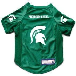 Littlearth NCAA Stretch Dog & Cat Jersey, Michigan State Spartans