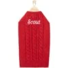 Frisco Personalized Dog & Cat Cable Knitted Sweater -Blue Buffalo Shop 285168 MAIN. AC SS1800 V1701981404