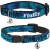 Buckle-Down Personalized Breakaway Cat Collar With Bell, Tie Dye 2 Buckle-Down Personalized Breakaway Cat Collar With Bell, Tie Dye -Blue Buffalo Shop 285778 MAIN. AC SS1800 V1619739748